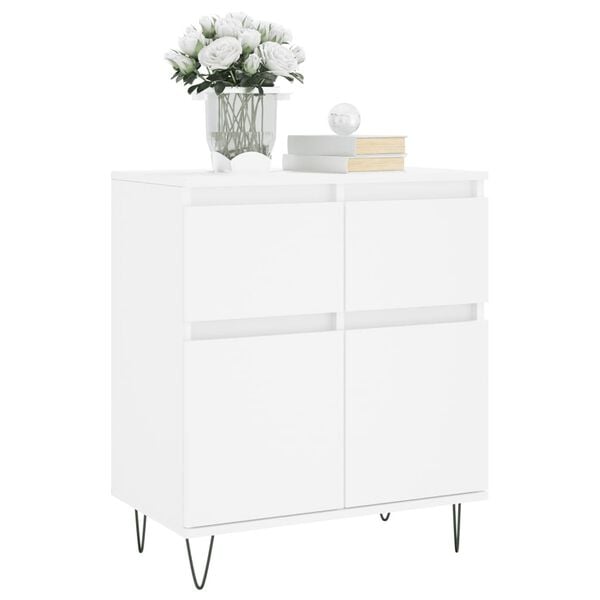 vidaXL Sideboard White 60x35x70 cm Engineered Wood
