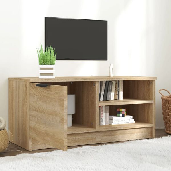 vidaXL TV Cabinet Sonoma Oak 80x35x36.5 cm Engineered Wood