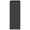 vidaXL Planter Black 32x29x75 cm Steel