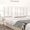 vidaXL Bed Headboard White 185.5x4x100 cm Solid Wood Pine