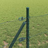vidaXL Fence Post Grey 50 x 0.5 m (13 mm mesh) Steel and PVC