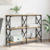 vidaXL Console Table Artisan Oak 100 x 28 x 80.5 cm Engineered Wood