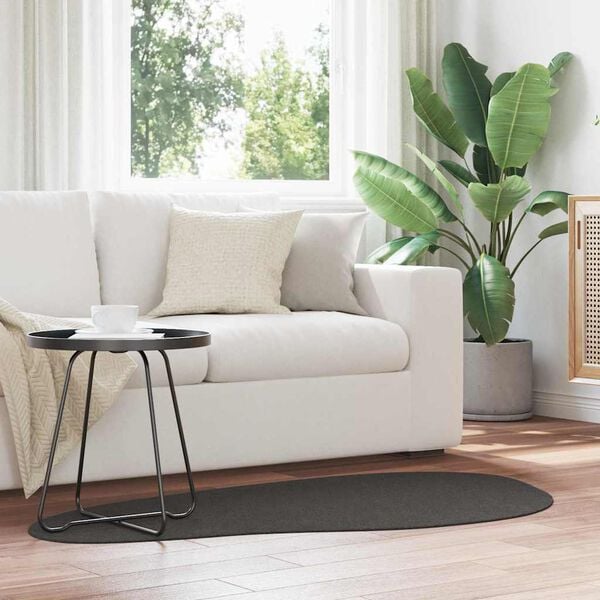 vidaXL Area Rugs HUARTE Anthracite 80 x 150 cm Polyester