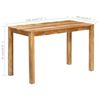 vidaXL Dining Table Brown 60 x 120 x 76 cm Solid Mango Wood