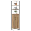 vidaXL Bathroom Cabinet Artisian Oak 40 x 30 x 180 cm Engineered Wood