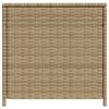 vidaXL Garden Storage Box Mix Beige 469L Poly Rattan