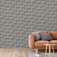 DUTCH WALLCOVERINGS Wallpaper Galactic Silver and Brown