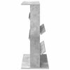 vidaXL Magazine Rack Concrete Grey 70 x 41 x 96 cm Engineered Wood