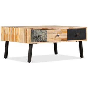 vidaXL Coffee Table Solid Reclaimed Teak 90x65x40 cm