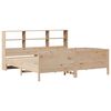 vidaXL Bookcase Bed without Mattress 200x200cm Solid Wood Pine