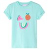 vidaXL Kids'T-shirt Light Mint 140