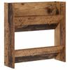 vidaXL Shoe Cabinet 60 x 18 x 60 cm Engineered Wood Old Wood