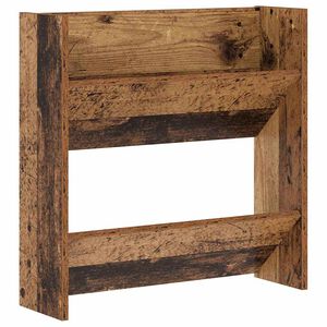 vidaXL Shoe Cabinet 60 x 18 x 60 cm Engineered Wood Old Wood