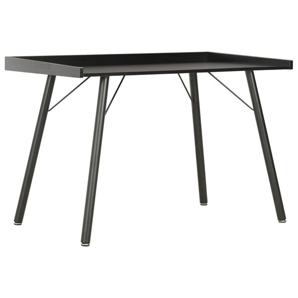 vidaXL Desk Black 90x50x79 cm