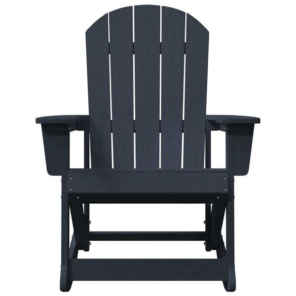 vidaXL Adirondack Rocking Chair Navy 73.5 x 92 x 90cm HDPE