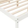 vidaXL Senior Bed without Mattress White 160x200cm Solid Wood Pine
