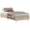 vidaXL Bed Frame Sonoma Oak 80 x 200 cm Engineered Wood