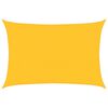 vidaXL Sunshade Sail 160 g/m&sup2; Rectangular Yellow 4x6 m HDPE