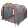 vidaXL Bike Storage Tent Grey and Orange 268 x 240 x 191 cm Taffeta