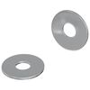 vidaXL Washers 2 pcs Silver 18 x 18 x 1.2 mm Iron