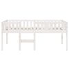 vidaXL Children's Bed without Mattress White 90x190 cm Solid Wood Pine