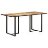 vidaXL Dining Table | Natural Mango Wood | Solid mango wood | Large | Seats Many