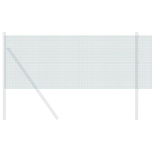 vidaXL Welded Wire Fence Green 0.4 x 25 m