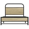 vidaXL Bed Frame without Mattress 90x200 cm Sonoma Oak Engineered Wood