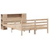 vidaXL Bookcase Bed without Mattress 140x200 cm Solid Wood Pine