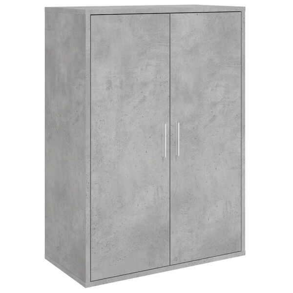 vidaXL Sideboards 2 pcs Concrete Grey 60x31x84 cm Engineered Wood