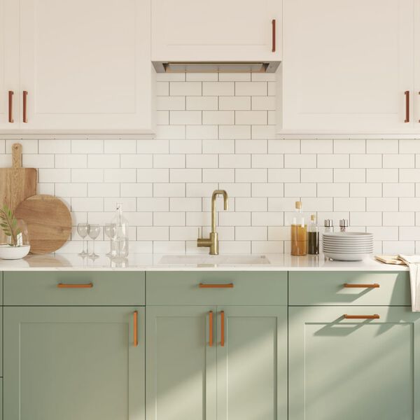 vidaXL Cabinet Handles 20 pcs Bronze 128 mm Stainless Steel