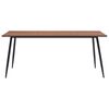 vidaXL Dining Table Brown 200x100x75 cm MDF