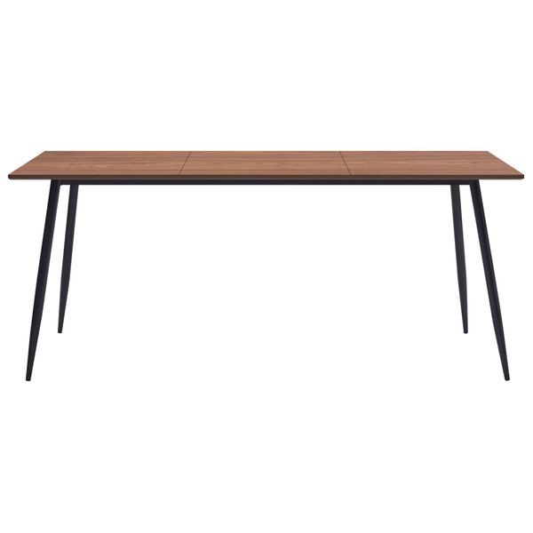 vidaXL Dining Table Brown 200x100x75 cm MDF