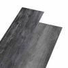 vidaXL Self-adhesive Flooring Plank Shiny Grey 4.46 m&sup2; 32 pcs PVC