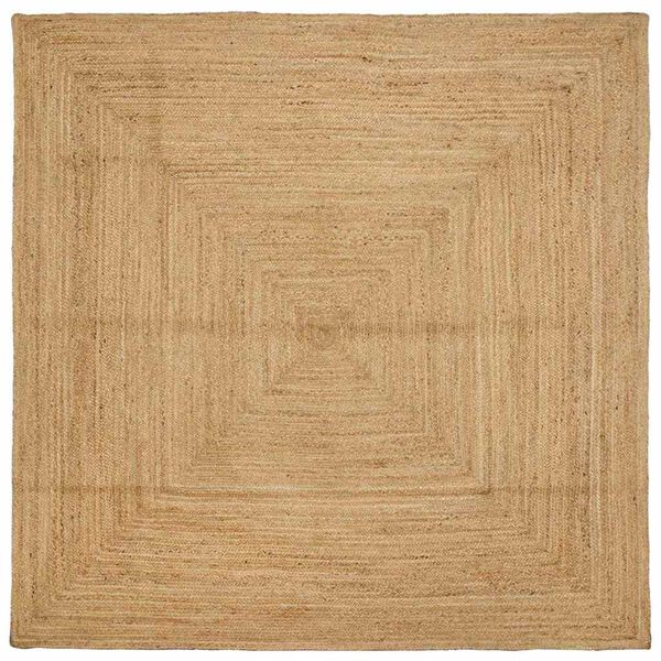 vidaXL Area Rug Beige 300 x 300 cm Jute