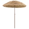 vidaXL Garden Parasol Natural 160 x 160 x 196 cm