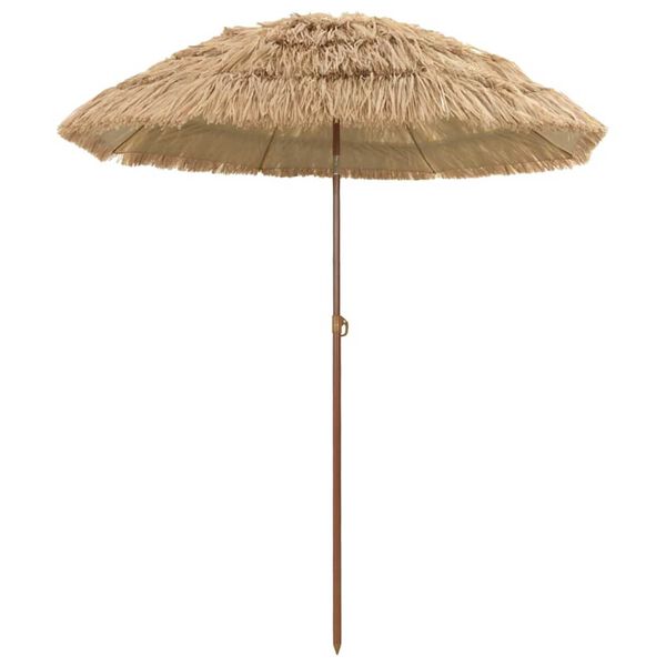 vidaXL Garden Parasol Natural 160 x 160 x 196 cm