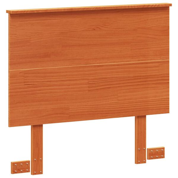 vidaXL Headboard Wax Brown 90 cm Solid Wood Pine