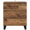 vidaXL Sideboard with Drawer Old Wood 60 x 35 x 70 cm Engineered Wood