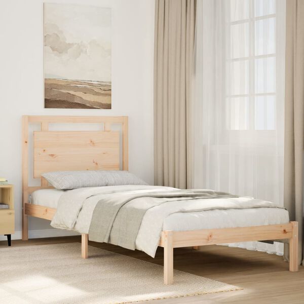 vidaXL Extra Long Bed Frame without Mattress&nbsp;100x220 cm Solid Wood