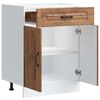 vidaXL Kitchen Base Cabinet Kalmar Old Wood Engineered Wood
