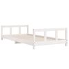 vidaXL Kids Bed Frame White 90x190 cm Solid Wood Pine