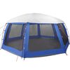 vidaXL Pool Tent with Removable Fly & Mesh Walls Azure Blue 690x690 cm