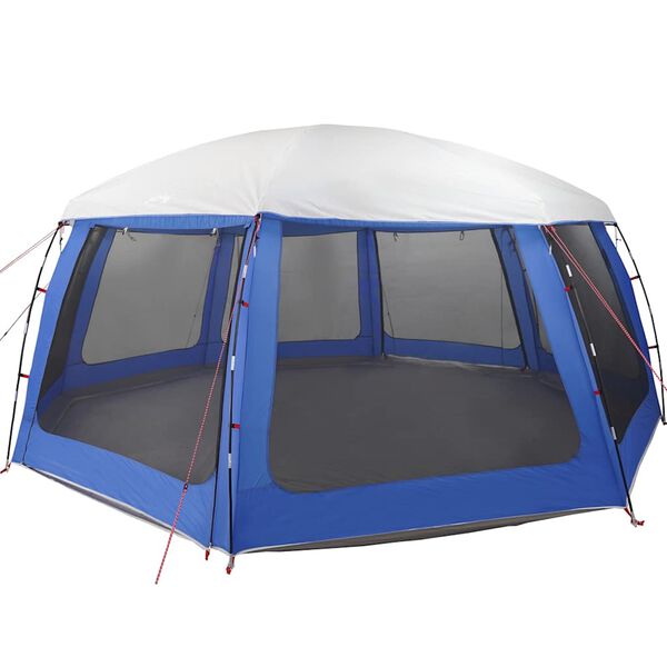 vidaXL Pool Tent with Removable Fly & Mesh Walls Azure Blue 690x690 cm