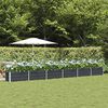vidaXL Planter Anthracite 580 x 50 x 45 cm Galvanised Steel