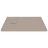 vidaXL Shower Base Tray SMC Brown 90x90 cm