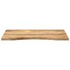vidaXL Desk Top with Curve 80x60x2.5 cm Solid Wood Rough Mango