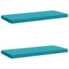 vidaXL 2-Piece Bench Cushions VUGHT 2 pcs 100% Polyester Turquoise