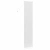 vidaXL Window Blind with Curtains Manual White Aluminium