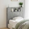 vidaXL Headboard Concrete Grey 100 x 16.5 x 103.5 cm Engineered Wood